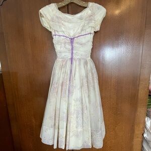 Lorrie Deb Cream Dress
